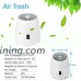szlinkage Portable Design Air Purifier 3-in-1 Desktop anion sterilization Air Cleaner Smoke Filter Mini Ozone Air Purifier for Remove Cigarette Smoke Odor Smell Bacteria - B0711Y79BM